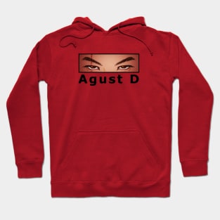 agust d glaring digital art suga yoongi Hoodie